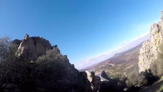 Entrenamiento trail MILLAS ROMANAS castillo Alange [upl. by Ainet]