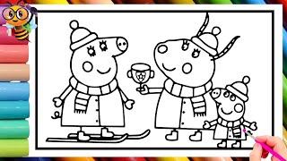 Mummy Pig win skating cup  Peppa Pig Full Official Episodes  Peppa Pig Coloring Pages [upl. by Bebe793]