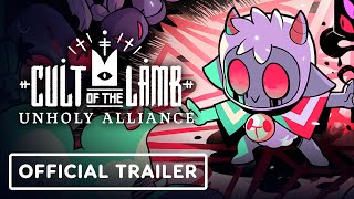 Cult of the Lamb Unholy Alliance  Official Announcement Trailer  Devolver Digital 2024 [upl. by Selie967]