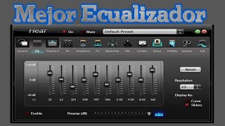 Hear Ecualizador de Sonido y Música  Efectos Especiales de Sonido Mejor Ecualizador para Pc [upl. by Einohtna261]