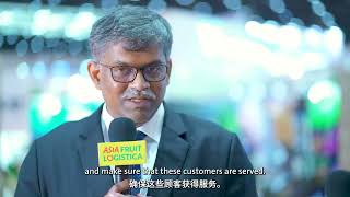 ASIA FRUIT LOGISTICA 2022 Interview  Karthik Jayaraman WayCool Foods and Products Pvt Limited [upl. by Elwee]