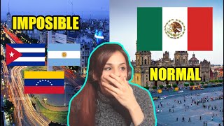 ARGENTINA REACCIONA a COSAS SUPER NORMALES EN MÉXICO IMPOSIBLES en NUESTROS PAÍSES 🇦🇷 [upl. by Raye]