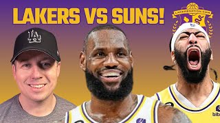 Lakers vs Suns LeBron And Anthony Davis Are Back What Were Watching For [upl. by Gwenni]