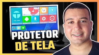 Como ligar e configurar o protetor de tela no tv box📺✨ [upl. by Jarad]