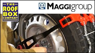 Maggi TRAK Sport  Ladder track snow chains  HOW TO FIT [upl. by Sivar289]