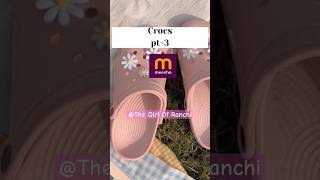 Women CROCS MEESHO Finds cutefinds meesho crocs footwear womensfashion women viralvideo yt [upl. by Bay]