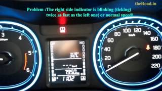 Solution to why Brezza Indicator Blinksticks fasterdouble speed than normal [upl. by Lowndes]