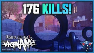 176 KILLS WITH SCOPED M1 GARAND  Rising Storm 2 Vietnam Gameplay [upl. by Werby]