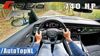 Audi RSQ8R ABT 740HP POV Test Drive by AutoTopNL [upl. by Kulda]