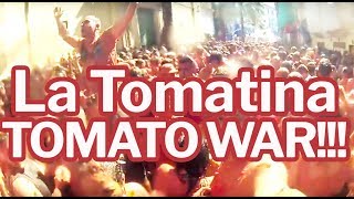 TOMATO WAR  LA TOMATINA SPAIN GoPro HD [upl. by Tsan]