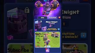 EVOLUTION MEGA KNIGHT IS HERE clashroyale shorts ytshorts megaknight viralvideo games [upl. by Vivienne]