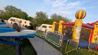 Billy Peels Ski Jump Onride Pov  Waddingtons Funfair Tingley 10052024 [upl. by Ubald]