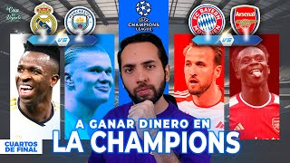 PRONÓSTICOS CHAMPIONS LEAGUE ⚽️🏆  APUESTAS DEPORTIVAS  FUTBOL EUROPEO  CUARTOS DE FINAL [upl. by Karlik]