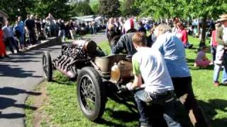 Darracq 25 Litres 200hp 1905 Mark Walker Start Great Sound VSCC [upl. by Bean]