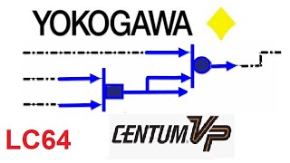 Yokogawa CENTUM VP LC64 Logic Chart Block  Centum VP Tutorial  Yokogawa DCS training [upl. by Hakym]