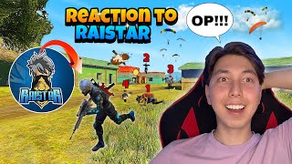 Reaction to Raistar 🍷🗿  Fastest Player in India 🇮🇳 ⁉️  Mehdix Free Fire RaiStar [upl. by Michi]