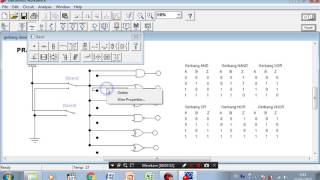 Praktek Gerbang Logika Dasar and or nand nor xor xnor [upl. by Ysle]