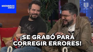 ¡José Eduardo Derbez confesó que se ha grabado teniendo travesuras sucias  Miembros al Aire [upl. by Donata]