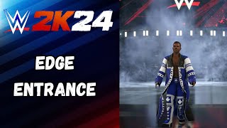 WWE 2K24 Community Creations  Edge Entrance [upl. by Oigimer]