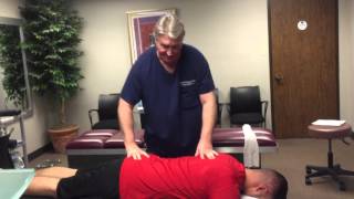 Severe Herniated Disc Patients 1st Time Adjustment From Your Houston Chiropractor Dr Johnson [upl. by Rasaec]