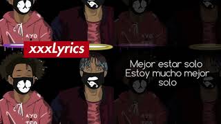 Ayo amp Teo  Better Off Alone LYRIC EN ESPAÑOL [upl. by Jared]