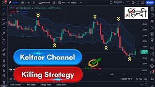 Keltner Channel Strategy HindiUrdu  How to Trade Keltner Channel  Best Keltner Channel Indicator [upl. by Elad]