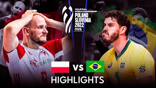 LEGENDARY MATCH  POLAND vs BRAZIL  Mens World Championship 2022 [upl. by Akyssej]