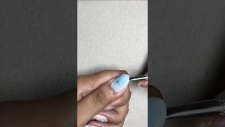 trying peel off base coat with gel polish nails peeloffbasecoat gelnails [upl. by Kcirddahc]