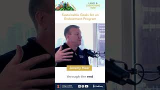 Sustainable Goals for an Endowment Fund shorts podcast [upl. by Yelsnya]