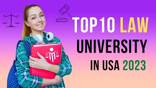 Top 10 Law Universities in America [upl. by Groos]