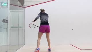 Squash tips Two wall boast technique [upl. by Ahseiym]