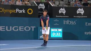 ATP Highlights Day 4  Apia International Sydney 2017 [upl. by Gabbi461]