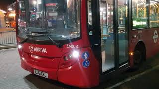 Arriva ENX4 LJ61CKL Chingford Station 2nd January 2018 [upl. by Nahte]