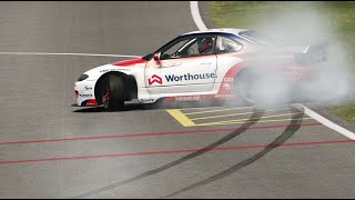 Piotr Więceks 1000HP S15 Drifting Mondello Park 2022  Assetto Corsa  Virtual Reality  Wheel Cam [upl. by Worra]