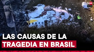 Tragedia en Brasil ¿por qué el avión estrellado en Sao Paulo cayó dando vueltas en espiral [upl. by Odin]