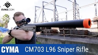 Cyma Advanced CM703 L96 Sniper Rifle The Gun Corner  Airsoft Evikecom [upl. by Noreg945]