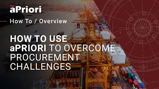 How to Use aPriori to Overcome Procurement Challenges [upl. by Adnema]