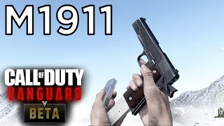 M1911 Gameplay  Call of Duty Vanguard Beta PS5 [upl. by Crespi618]