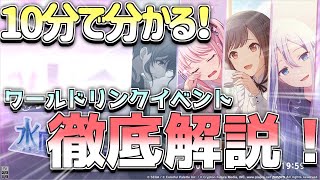 【プロセカ】10分でだいたいわかる『ワールドリンクイベント』【ゆっくり実況】 [upl. by Feledy]