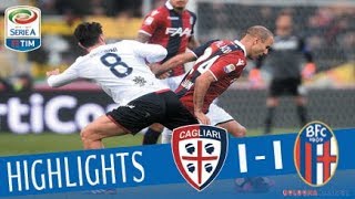 Bologna  Cagliari 11  Highlights  Giornata 15  Serie A TIM 201718 [upl. by Oramlub]