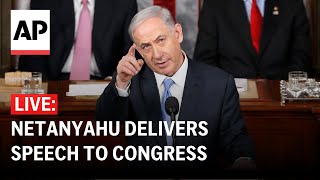 LIVE Netanyahu delivers speech before Congress [upl. by Ruben]