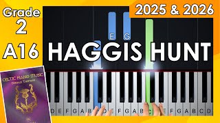 ABRSM Piano 2025 amp 2026 Grade 2 Exam Piece A16  HAGGIS HUNT by Donald Thomson [upl. by Chloe822]