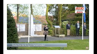 04052023 Dodenherdenking in Genemuiden [upl. by Akihsal540]