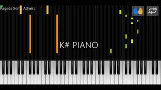 Xomu amp Amidst  Pagoda Piano tutorialversion relaxing piano musicsad piano music for studies [upl. by Aivull]