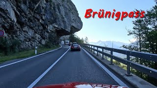 Switzerland 2024  driving from Iseltwald to Alpnachstad via Brünigpass Uncut version [upl. by Gredel]