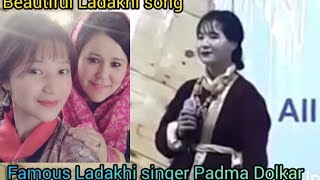 Beautiful Ladakhi song by Famous Ladakhi singer Padma Dolkar ladakhisong ladakhigirl tribalgirl [upl. by Reitrac]