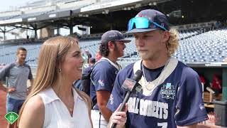 Jonah Coxs 47Game Hitting Streak Leads Oral Roberts To Omaha [upl. by Thissa]