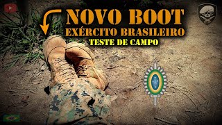 Novo coturno do Exército  Teste de campo [upl. by Odicalp]