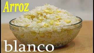 Arroz Blanco con elote  rice with corn [upl. by Nyliram301]