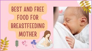 Best and Free food for breastfeeding Lactating Mothers [upl. by Assenad783]